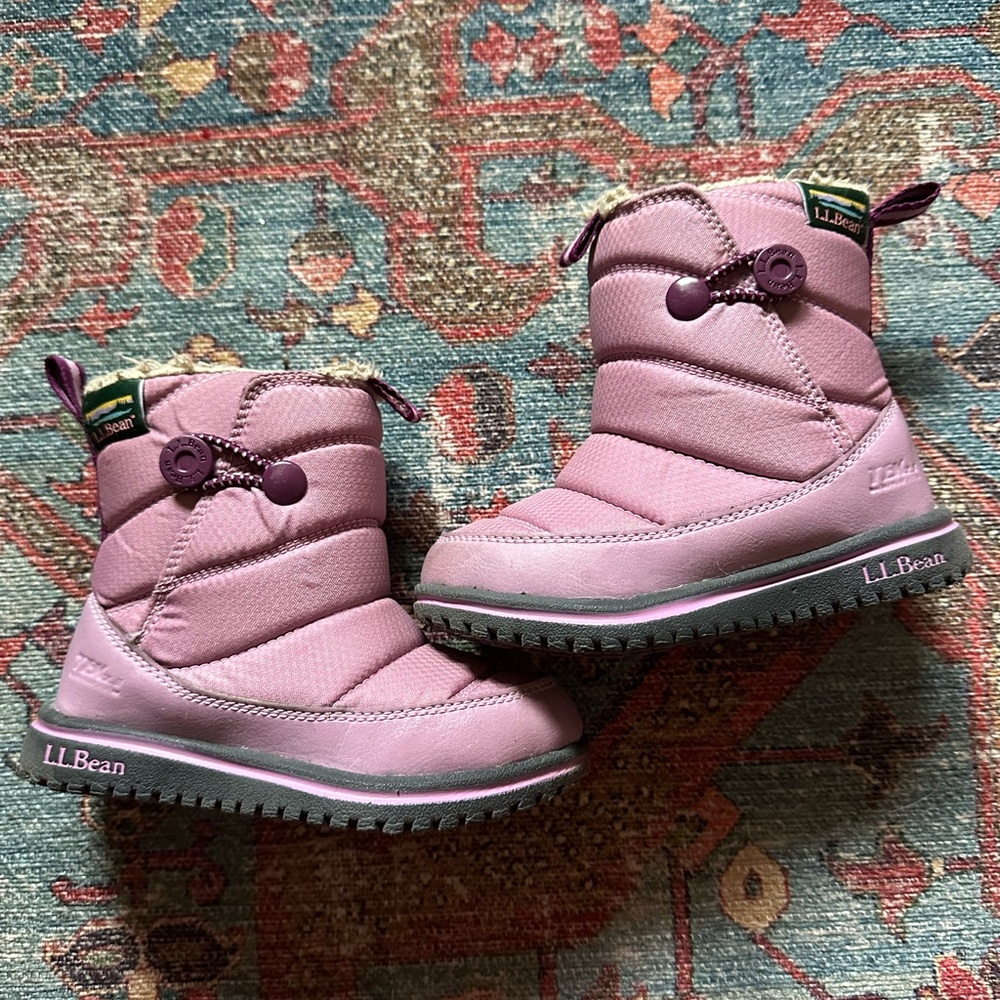 L.L. Bean Kids Purple Snow Boots